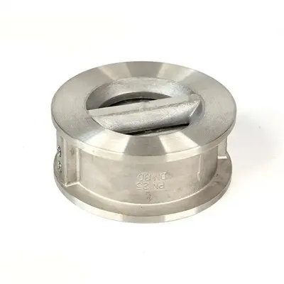 Rozsdamentes acél ostya típusú visszacsapó szelep